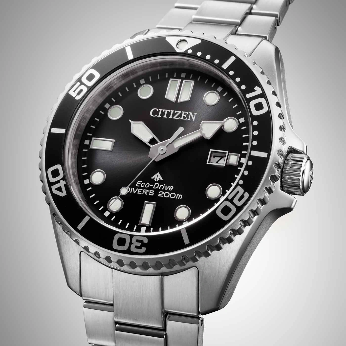 Citizen Promaster Marine BN0261-51E Eco-Drive Siyah Dalgıç Erkek Kol Saati — görsel 4