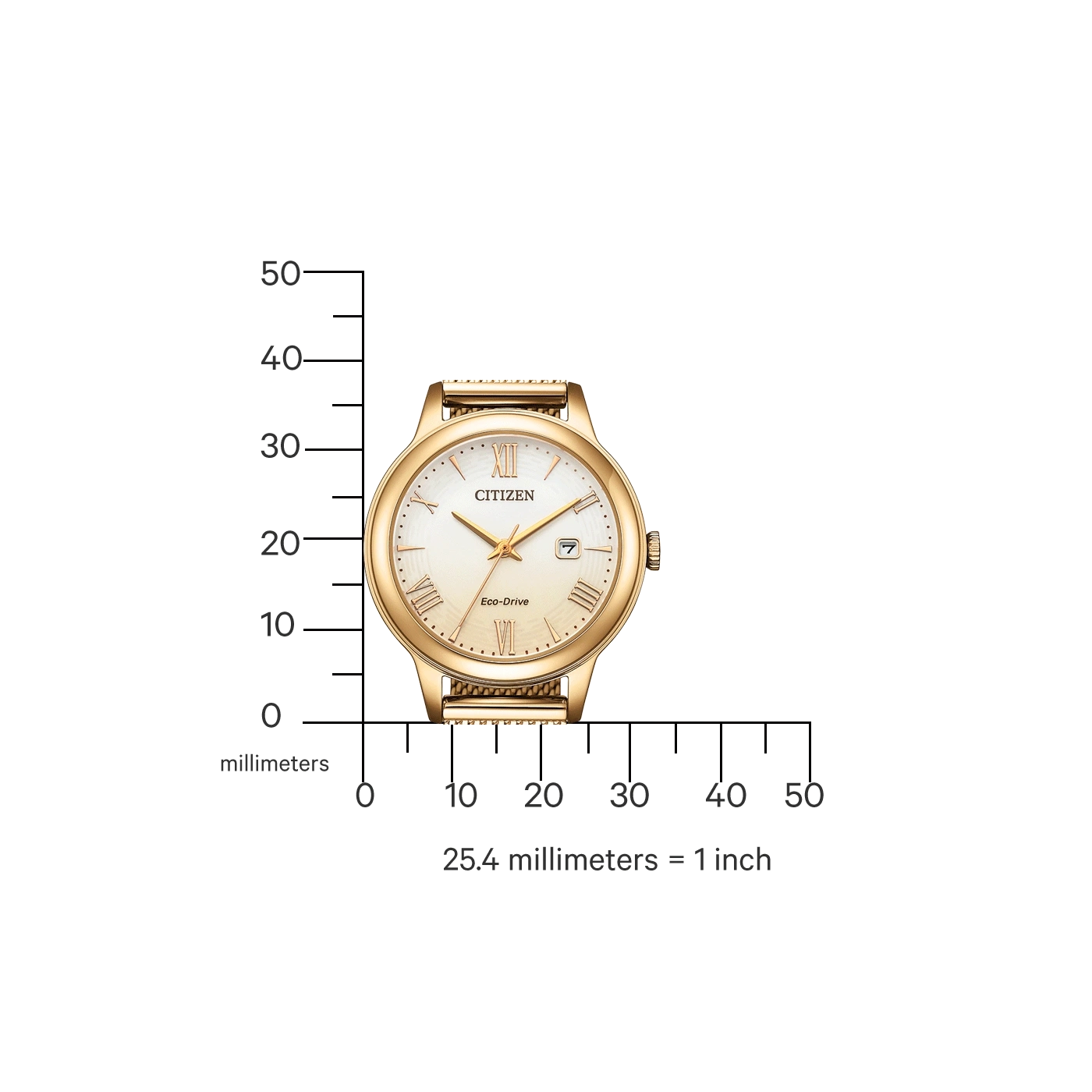 Citizen Elegance Eco-Drive EW2623-70P Gold Kadın Kol Saati — görsel 3