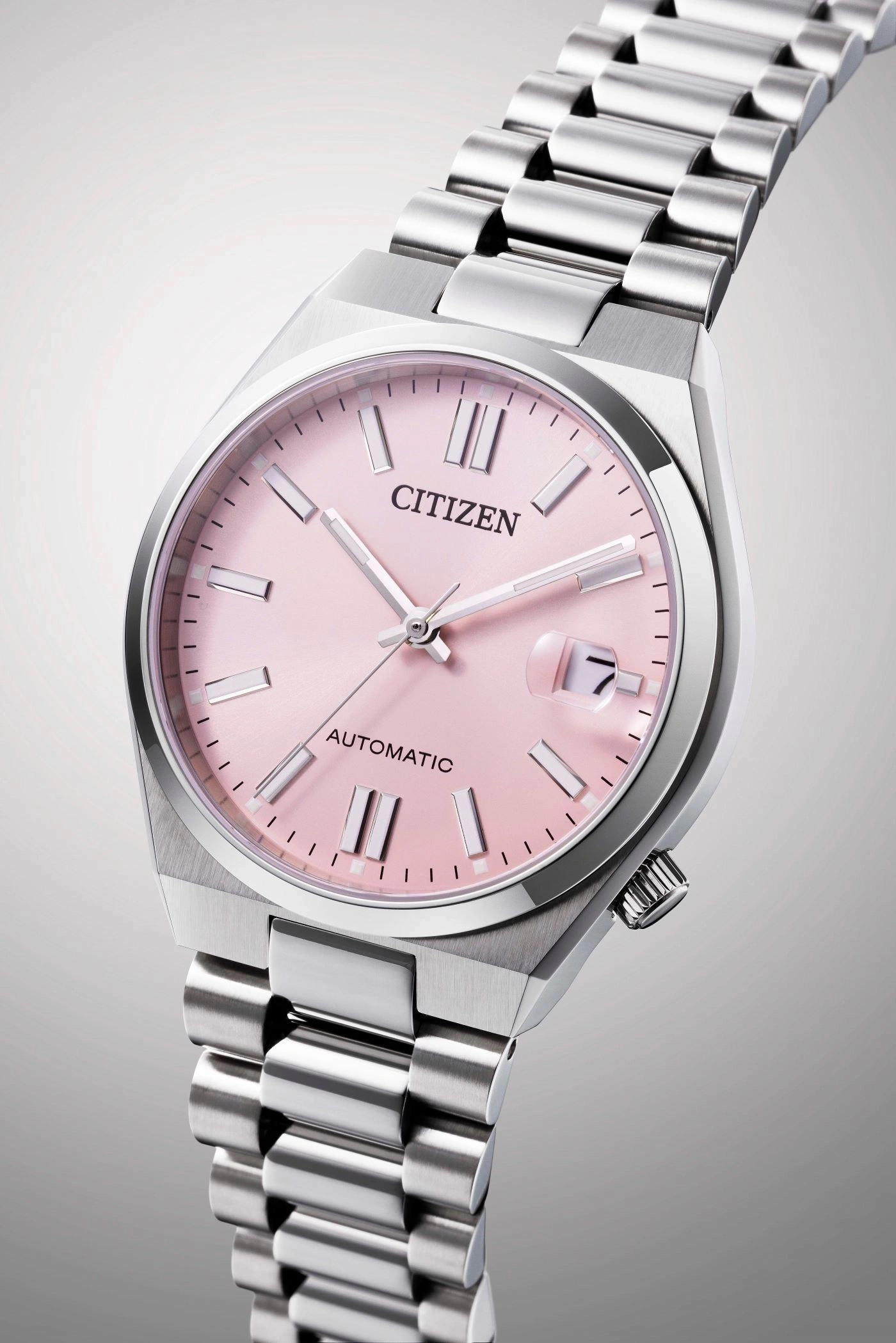 Citizen Tsuyosa 37 mm NJ0200-50Z Pembe Kadran Otomatik Kol Saati — görsel 4
